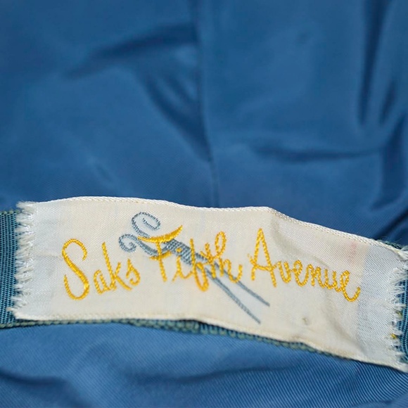 Saks Fifth Avenue Vintage Suede Hat #176-48 - Picture 4 of 4